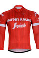 Cycling winter long sleeve jersey - TREK 2018 WINTER - red