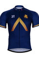 Cycling short sleeve jersey - AQUA BLUE 2018 - gold/blue