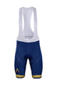 BONAVELO Cycling bib shorts - AQUA BLUE 2018 - gold/blue