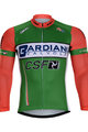 Cycling summer long sleeve jersey - BARDIANI 2018 SUMMER - orange/green
