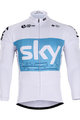 Cycling summer long sleeve jersey - SKY 2018 SUMMER - light blue/white