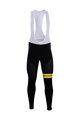Cycling long bib trousers - LOTTO 2018 SUMMER - black/yellow