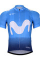 Cycling short sleeve jersey - MOVISTAR 2018 KIDS - light blue