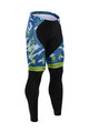 Cycling long trousers withot bib - TINKOFF SAXO 15 SMR - blue/black