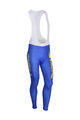 Cycling long bib trousers - LTD EYES 2013 SMR - blue/yellow