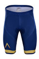 Cycling shorts without bib - AQUA BLUE 2018 KIDS - gold/blue