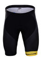 Cycling shorts without bib - LOTTO 2018 - black/yellow