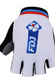 Cycling fingerless gloves - FDJ 2018 - white/blue
