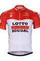Cycling short sleeve jersey - LOTTO 2018 - red/white