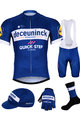 BONAVELO jersey-bibshorts-gloves-socks-hat - QUICKSTEP 2019 - blue