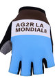 BONAVELO Cycling fingerless gloves - AG2R 2019 - blue/brown/white