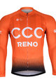 BONAVELO Cycling summer long sleeve jersey - CCC 2019 SUMMER - orange