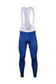 BONAVELO Cycling long bib trousers - QUICKSTEP 2019 SMR - blue