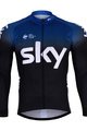 BONAVELO Cycling summer long sleeve jersey - SKY 2019 SUMMER - blue/black