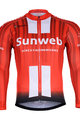 BONAVELO Cycling summer long sleeve jersey - SUNWEB 2019 SUMMER - red
