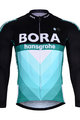 BONAVELO Cycling winter long sleeve jersey - BORA 2019 WINTER - black/green