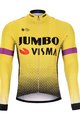 BONAVELO Cycling winter long sleeve jersey - JUMBO-VISMA 2019 WNT - black/green