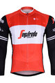BONAVELO Cycling winter long sleeve jersey - TREK 2019 WINTER - black/red/white