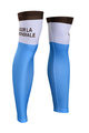BONAVELO Cycling leg warmers - AG2R - white/blue/brown