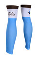 BONAVELO Cycling leg warmers - AG2R - white/blue/brown