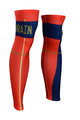 BONAVELO Cycling leg warmers - BAHRAIN MERIDA 2019 - blue/red