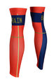 BONAVELO Cycling leg warmers - BAHRAIN MERIDA 2019 - blue/red