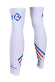 BONAVELO Cycling leg warmers - GROUPAMA FDJ - white