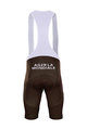 BONAVELO Cycling bib shorts - AG2R 2019 - brown