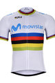 BONAVELO Cycling short sleeve jersey - MOVISTAR UCI 2019 - white