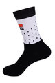 Cyclingclassic socks - LOTTO SOUDAL 2019 - white/black