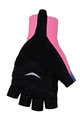 BONAVELO Cycling fingerless gloves - EDUCATION FIRST 2020 - pink/blue