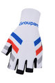 BONAVELO Cycling fingerless gloves - GROUPAMA FDJ 2020 - white