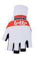 BONAVELO Cycling fingerless gloves - LOTTO SOUDAL - red/black