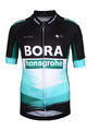 BONAVELO Cycling short sleeve jersey - BORA 2020 KIDS - white/black/green