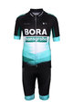 BONAVELO Cycling short sleeve jersey and shorts - BORA 2020 KIDS - white/black/green