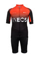 BONAVELO Cycling short sleeve jersey and shorts - INEOS 2020 KIDS - red/black