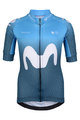 BONAVELO Cycling short sleeve jersey - MOVISTAR 2020 KIDS - white/blue