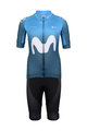 BONAVELO Cycling short sleeve jersey and shorts - MOVISTAR 2020 KIDS - white/blue/black