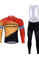 BONAVELO Cycling long sleeve jersey and bibtights - BAHRAIN MCL. '20 SMR - yellow/black/red