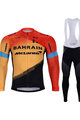 BONAVELO Cycling winter set - BAHRAIN MCL. '20 WNT - red/yellow/black