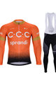 BONAVELO Cycling winter set - CCC 2020 WINTER - orange/black