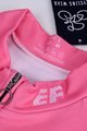 BONAVELO Cycling winter long sleeve jersey - EDUCATION F. '20 WNT - blue/pink