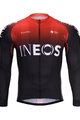 BONAVELO Cycling summer long sleeve jersey - INEOS 2020 SUMMER - red/black