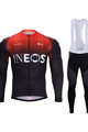 BONAVELO Cycling winter set - INEOS 2020 WINTER - red/black