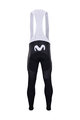 BONAVELO Cycling long bib trousers - MOVISTAR 2020 SUMMER - black