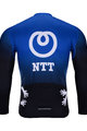 BONAVELO Cycling summer long sleeve jersey - NTT 2020 SUMMER - black/blue