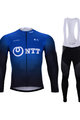 BONAVELO Cycling winter set - NTT 2020 WINTER - blue/black
