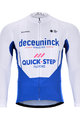 BONAVELO Cycling summer long sleeve jersey - QUICKSTEP 2020 SMR - white/blue