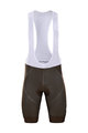 BONAVELO Cycling bib shorts - AG2R 2020 - brown