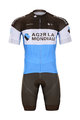 BONAVELO Cycling short sleeve jersey and shorts - AG2R 2020 - white/blue/brown